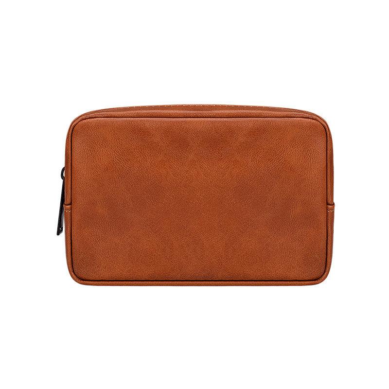 Genuine Leather Clutch Wallet Cell Phone Purse-Brown - Obeezi.com