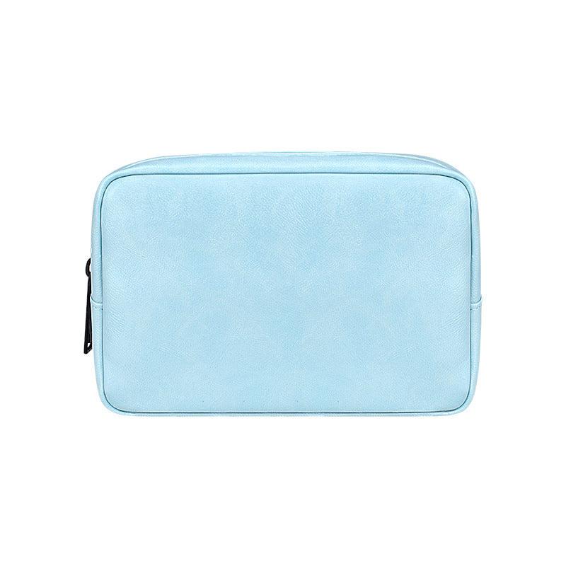 Genuine Leather Clutch Wallet Cell Phone Purse-SkyBlue - Obeezi.com