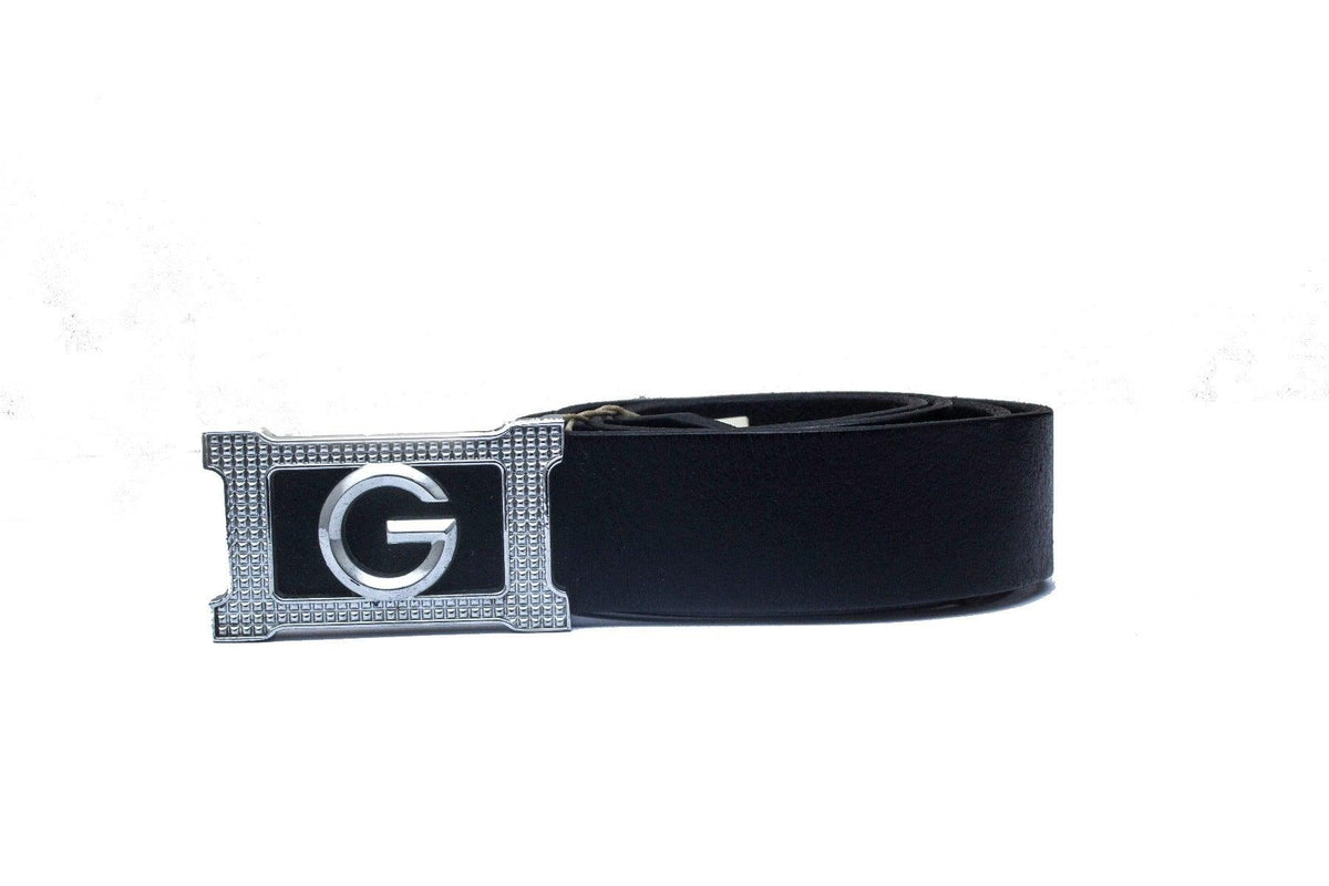 GG Original Men's Black Leather Belt - Obeezi.com