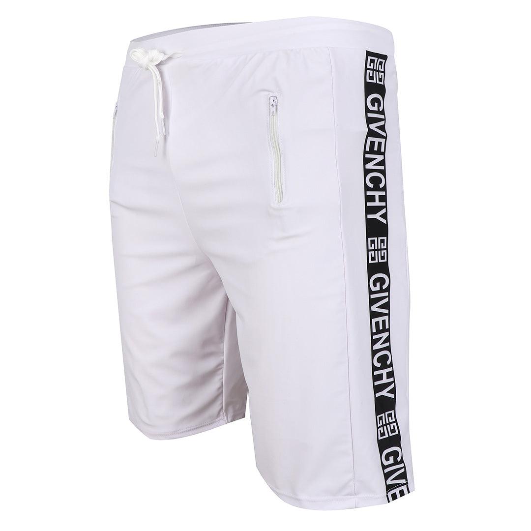 Givenchy Side Zip Pocket Plain Beach Shorts - Obeezi.com