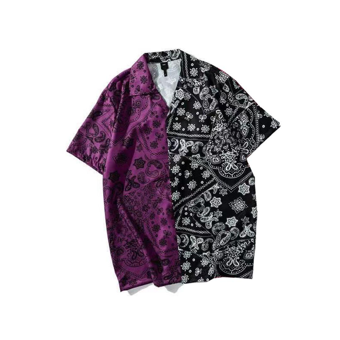 Hawaiian Double Sided Coloured Designed Aloha Shirt - Obeezi.com