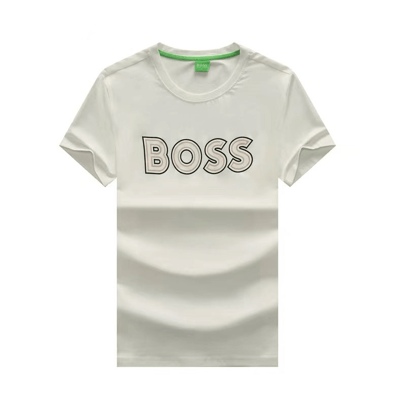 HB Breathable T-Shirt Printed White Logo Designed- White - Obeezi.com