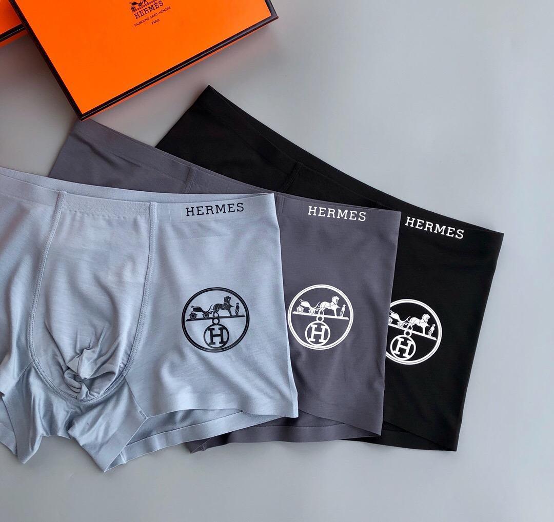 Herm 3 In 1 Comfortable Body-Suited Black, Grey And Ash Men's Boxers - Obeezi.com