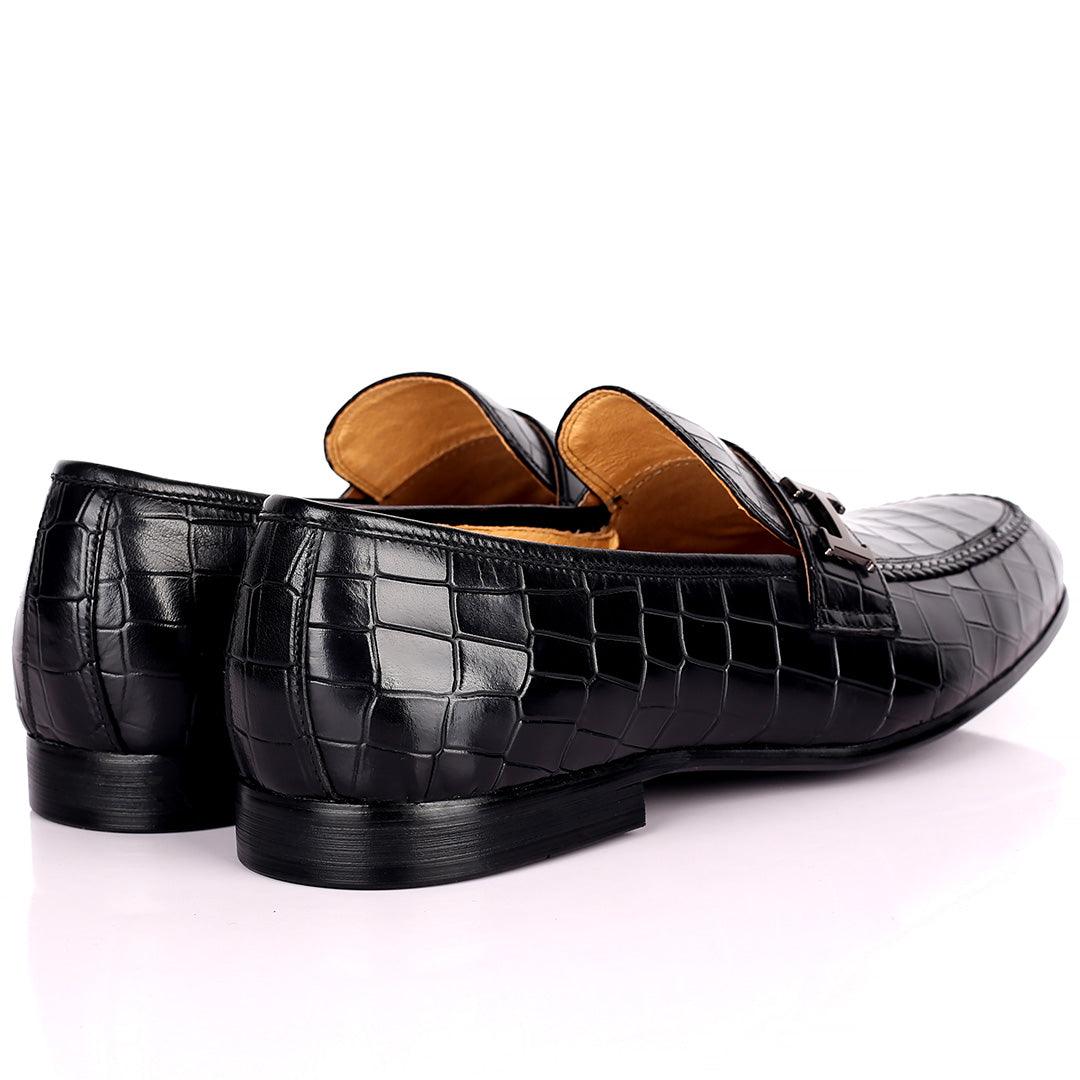 Herm Men's Paris Loafers Leather-Black - Obeezi.com