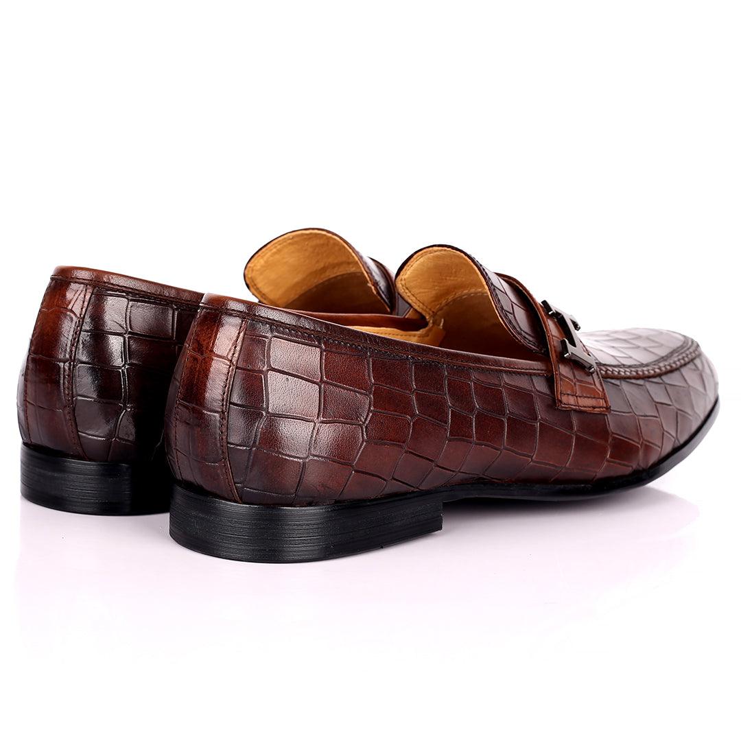 Herm Men's Paris Loafers Leather-Coffee - Obeezi.com