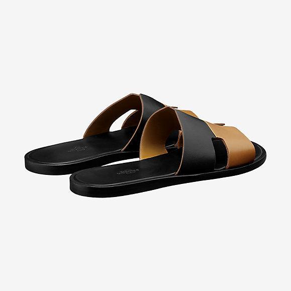 Hermes Epsom Bi Color Izmir Mens Sandals - Obeezi.com