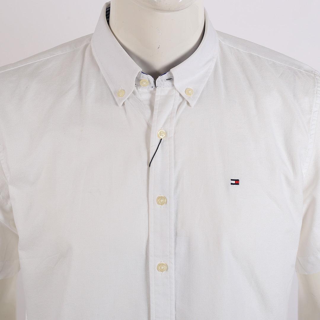 HIF Camp Collar Short Sleeve Shirt- White - Obeezi.com