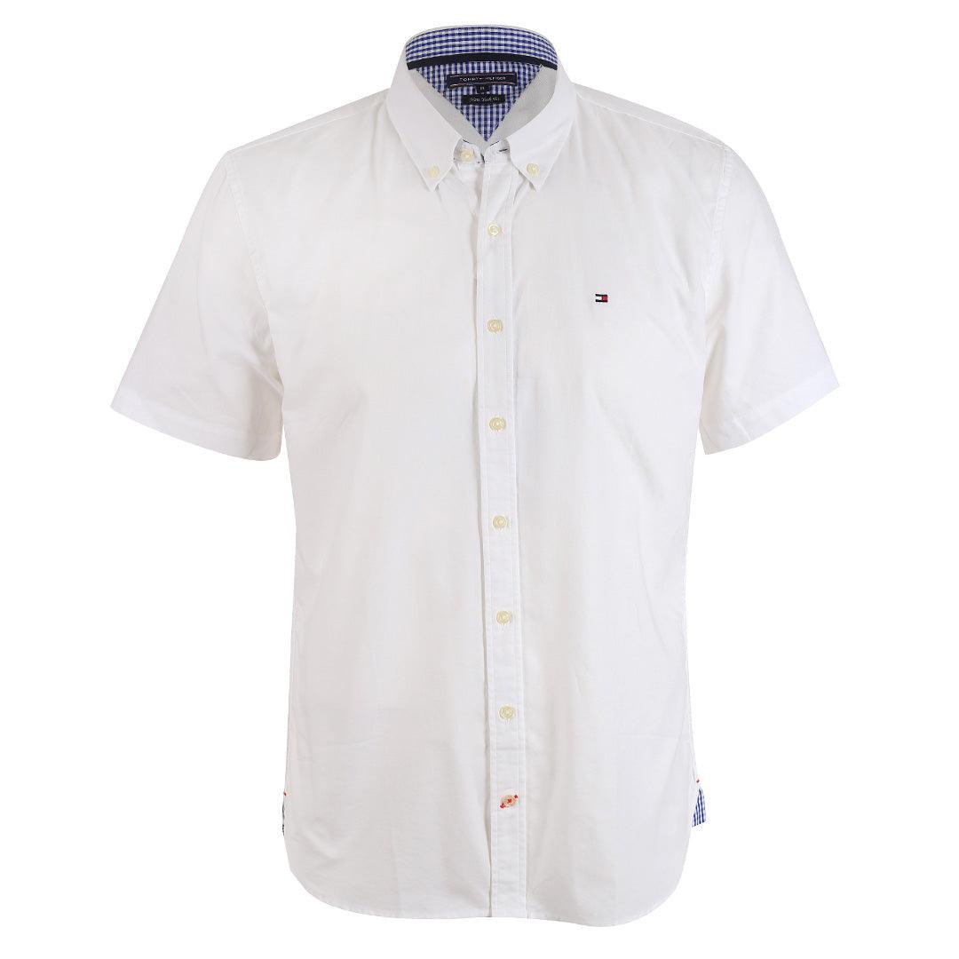 HIF Camp Collar Short Sleeve Shirt- White - Obeezi.com