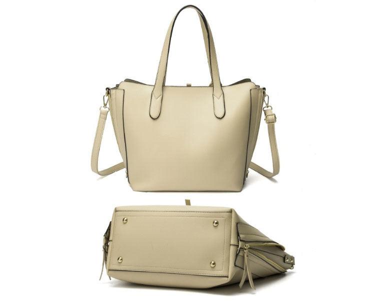 High Quality PU Leather Fashion Elegant Fringe Handbag - Apricot - Obeezi.com