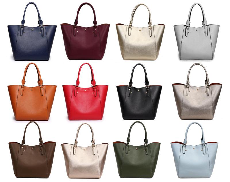 HoldAll With Detachable Inner Bag and Long Strap Shoulder Handbag-Light Blue - Obeezi.com