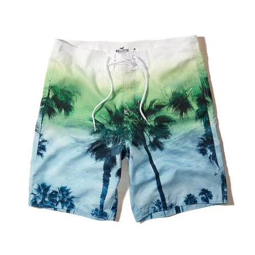 Hollister Men's Beach Prep Fit Board Green shorts - Obeezi.com