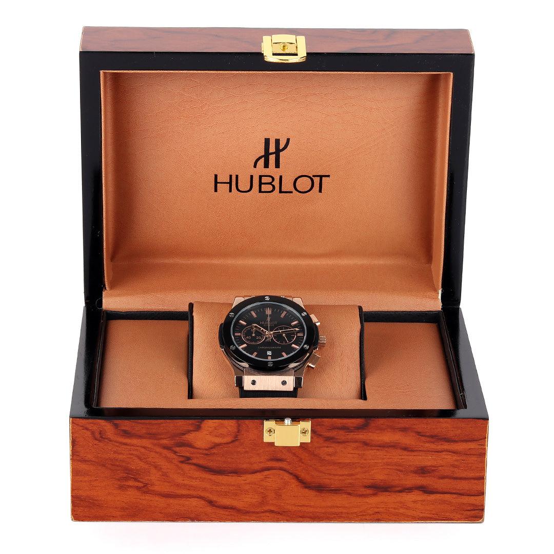 Hublot Geneve Big Bang Chronograph Rose Gold Watch - Obeezi.com