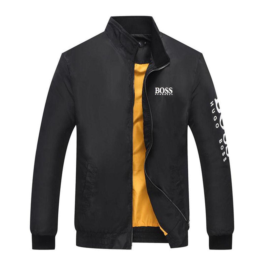 Hugo Boss Black Design With Hand Side Logo Jacket Tracksuit - Obeezi.com