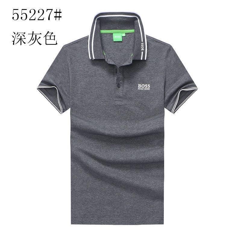 Hugo Boss Grey Men's Regular Polo Shirt - Obeezi.com