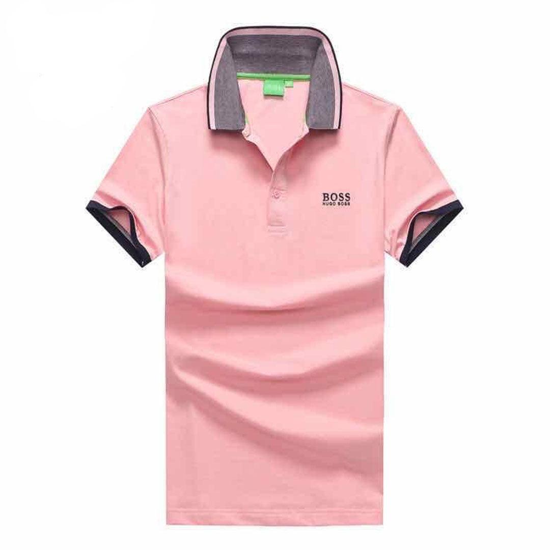 Hugo Boss Pink Men's Regular Polo Shirt - Obeezi.com