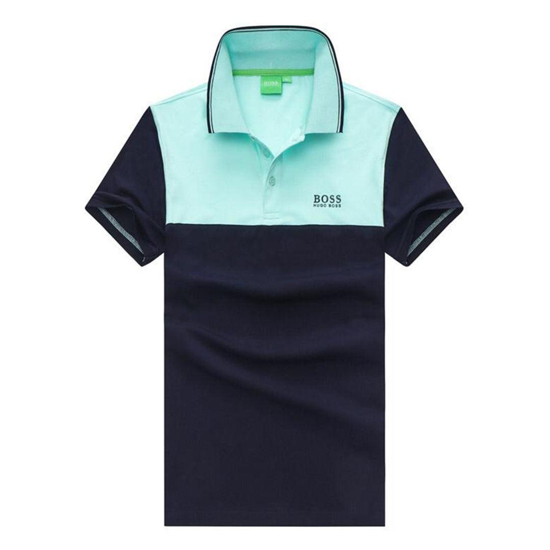 Hugo Boss Short Sleeve Dual Tipped Collar Polo Shirt - Obeezi.com