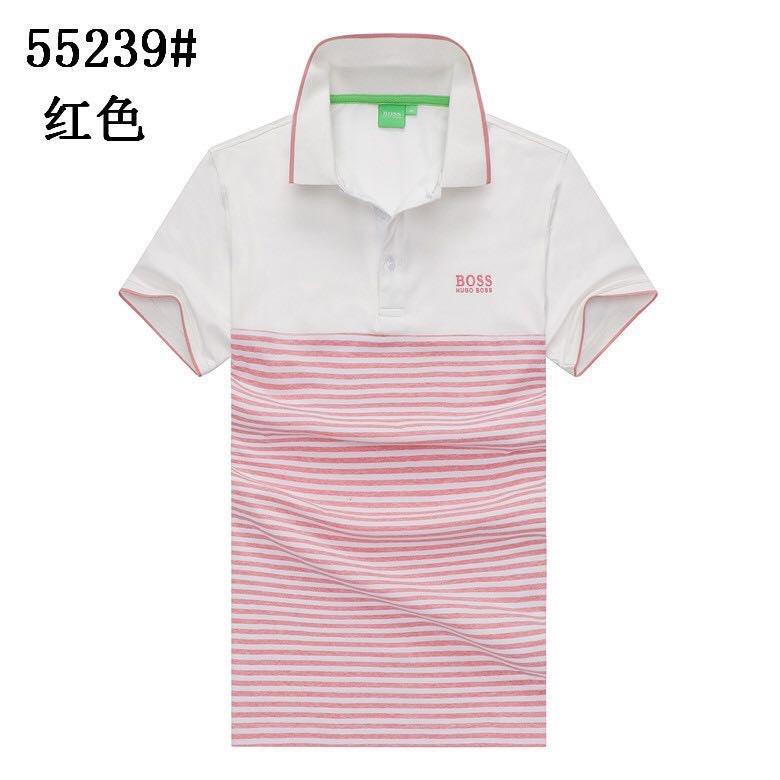 Hugo Boss With Multicolored Front Design-Red - Obeezi.com