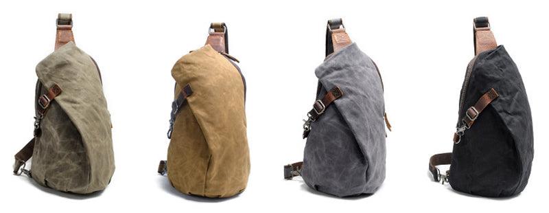 Hunting Design Sling Back Bag- Black - Obeezi.com