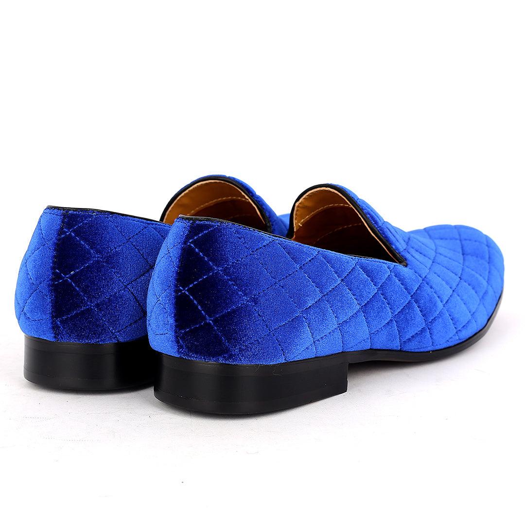 J.M Weston Royalty Designed Blue Suede Shoe - Obeezi.com
