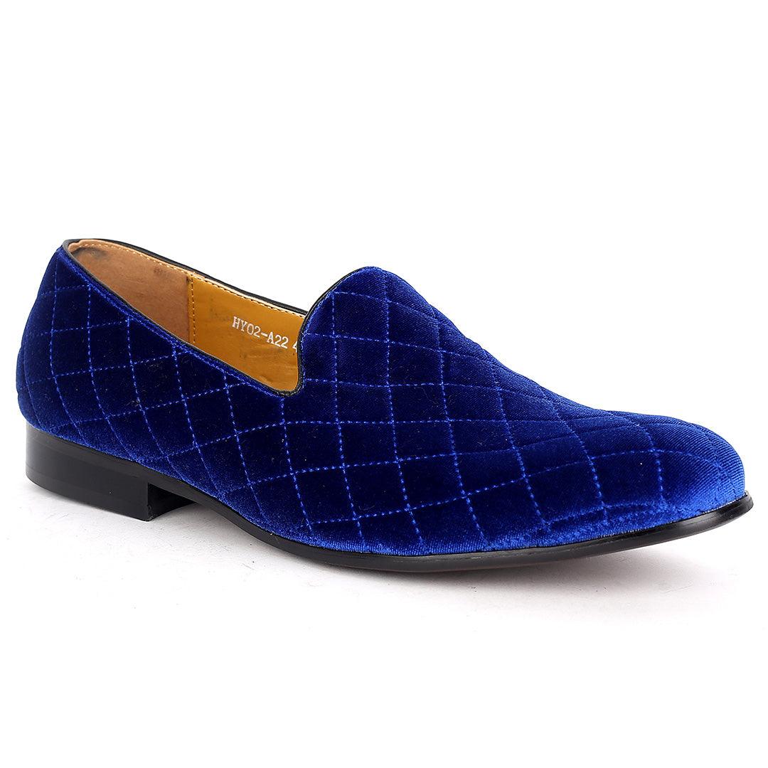 J.M Weston Royalty Designed Blue Suede Shoe - Obeezi.com