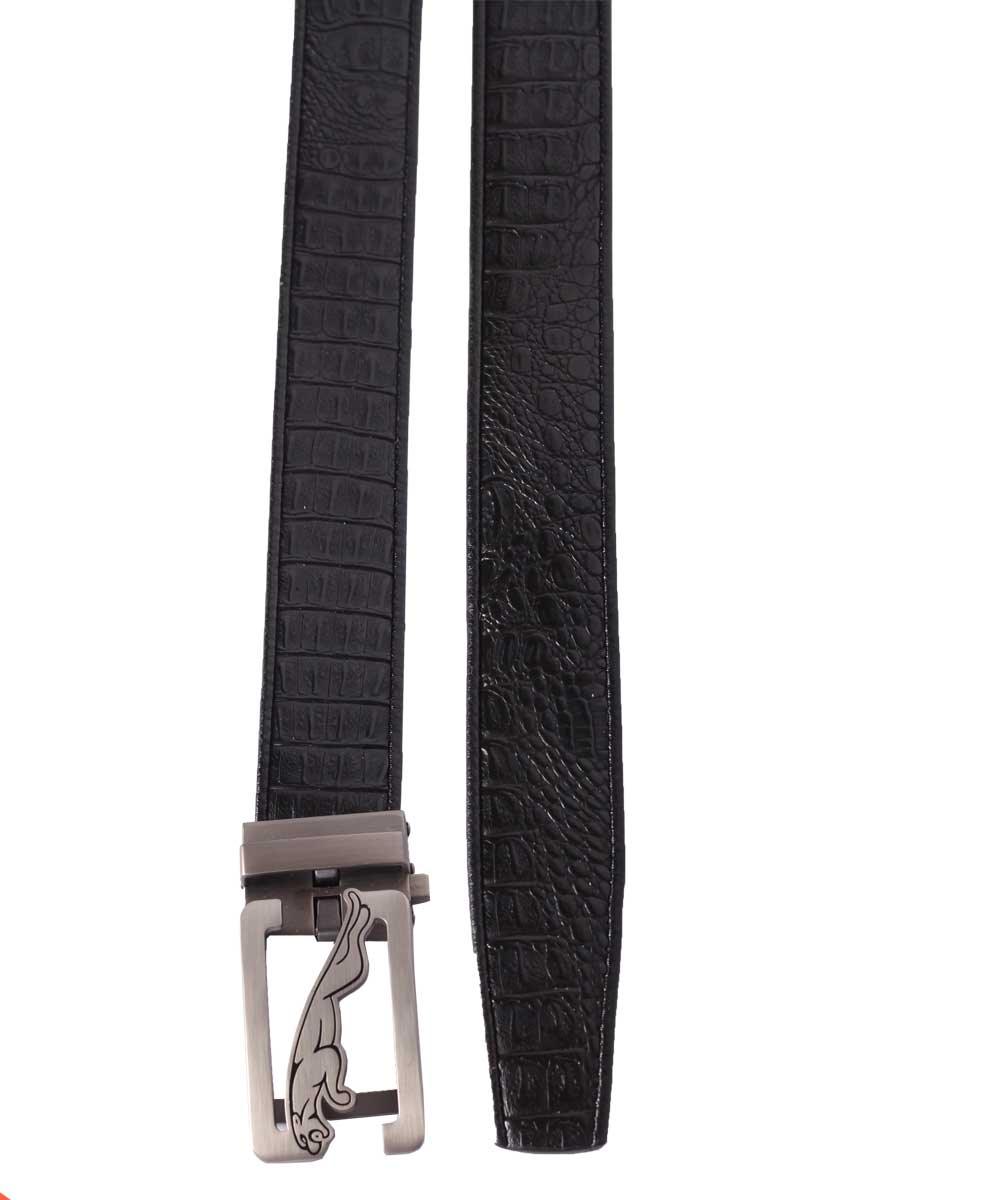 Jaguar 2018 Luxury Cowhide Brand Black Leather Buckle Belts - Obeezi.com