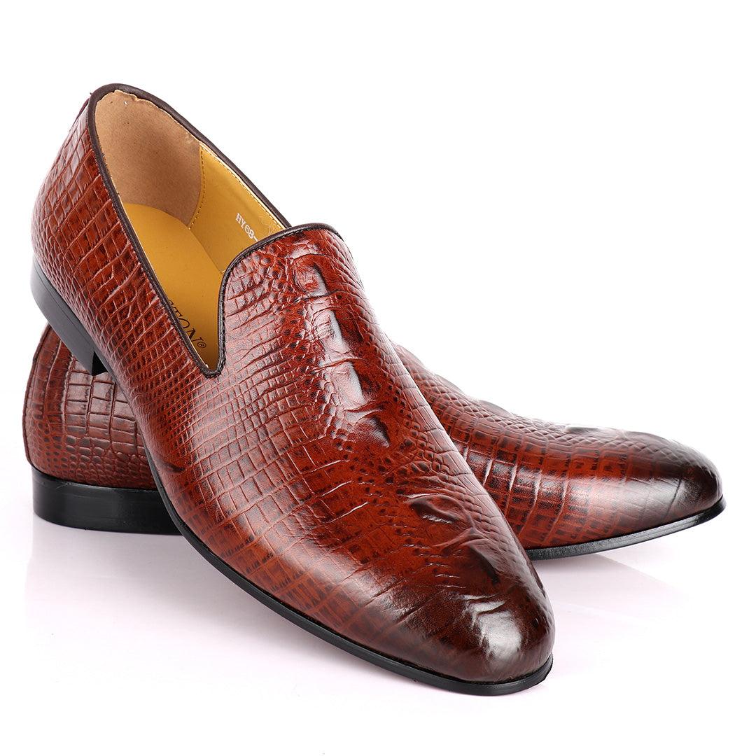 JM Weston Full Crocodile leather Designed Shoe - Obeezi.com