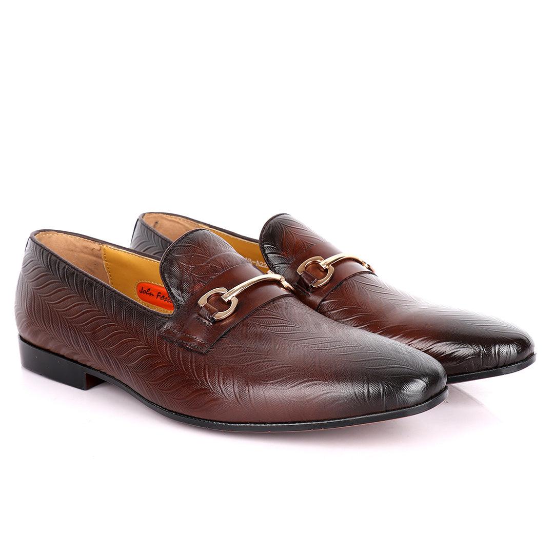 John Foster Chain Well Patterned Slick Men's Shoes - Obeezi.com