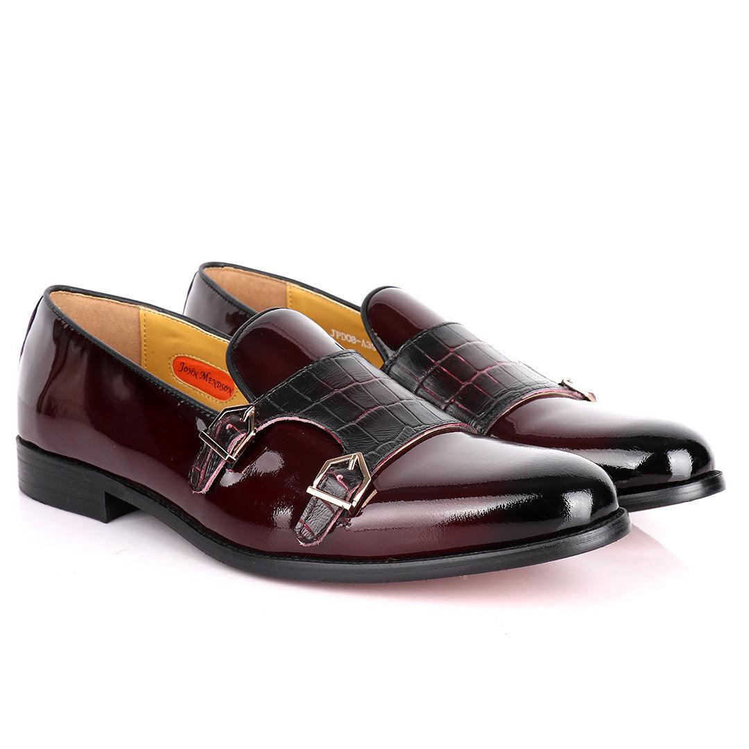 John Medson Double monk Plain Design Men's Shoe - Obeezi.com