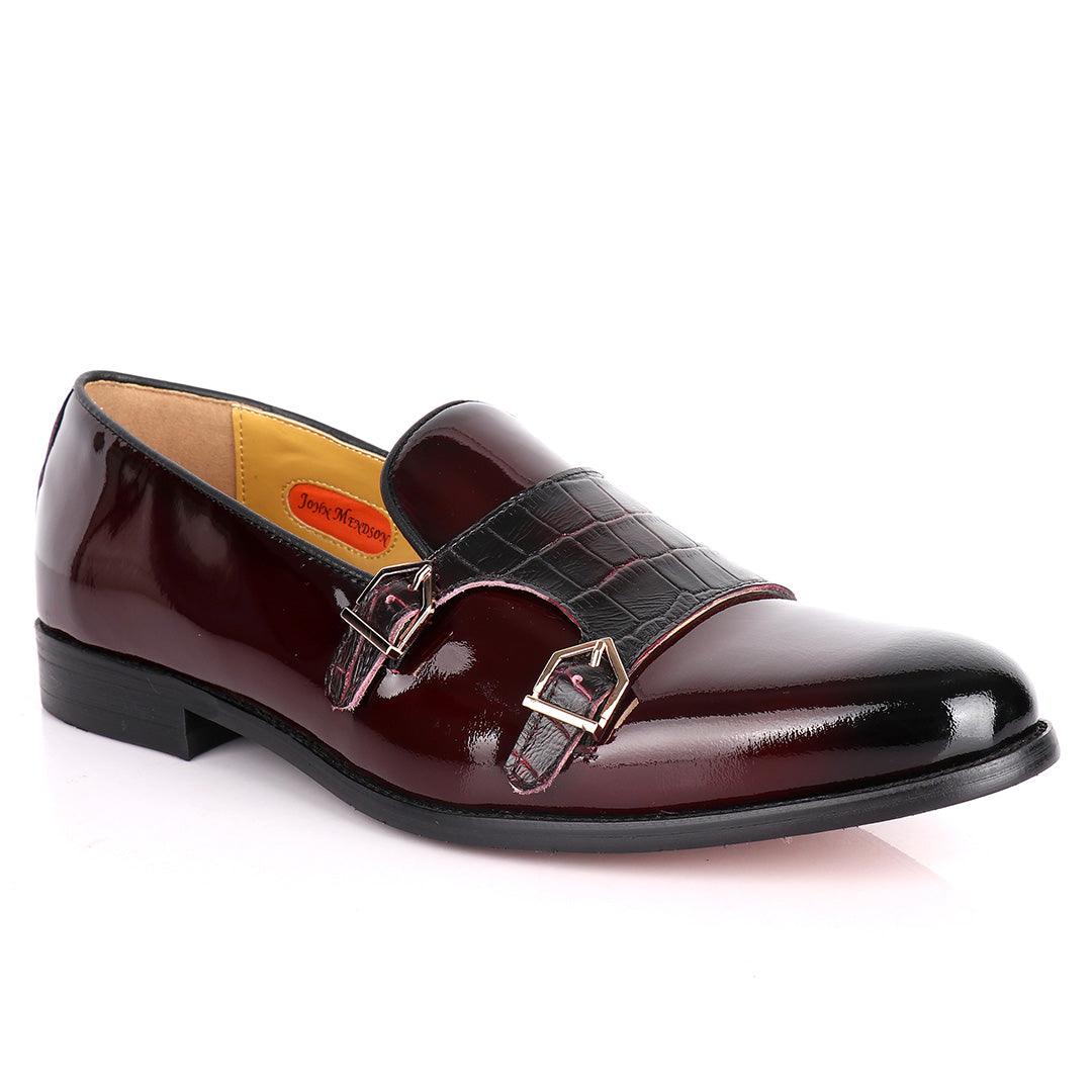 John Medson Double monk Plain Design Men's Shoe - Obeezi.com