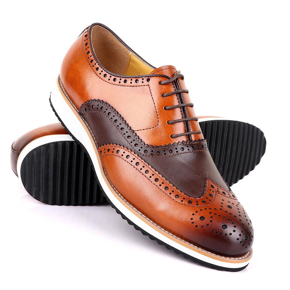 John Mendson Welted Classic Brown Shoe - Obeezi.com