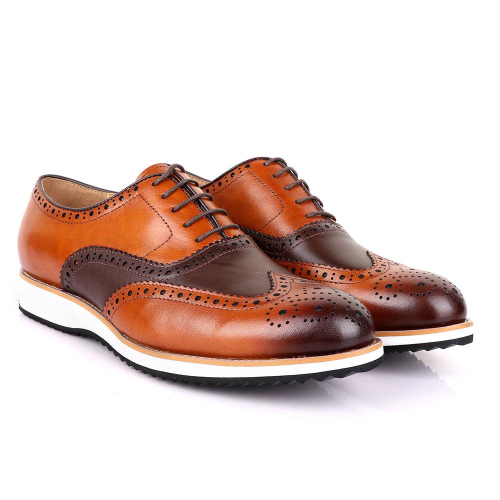 John Mendson Welted Classic Brown Shoe - Obeezi.com