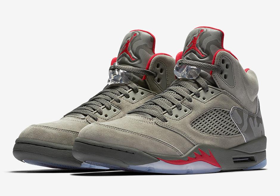 Jordan 5 Retro Sneaker CAMO-Grey - Obeezi.com