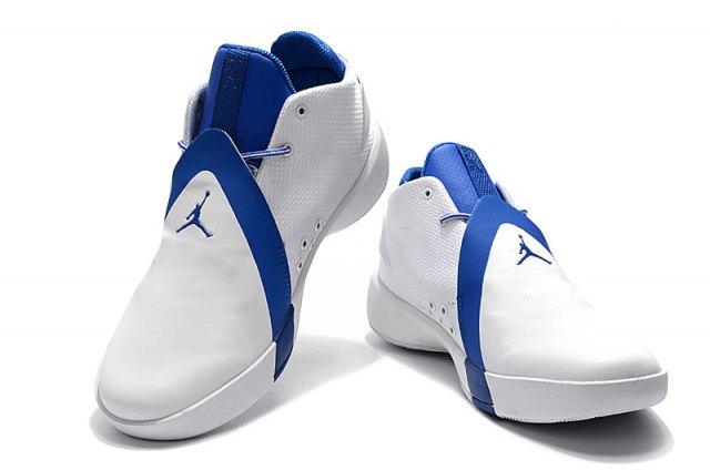 Jordan Ultra Fly 3 White Royal Blue Men's Basketball Shoes - Obeezi.com