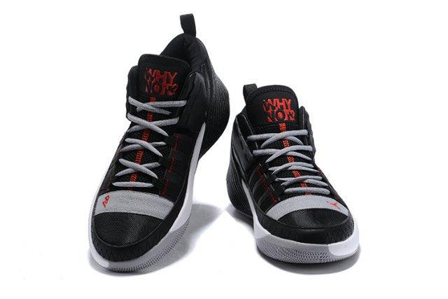 Jordan Why Not Zer0. 2 White Grey Black Red Men's Basketball Shoes - Obeezi.com
