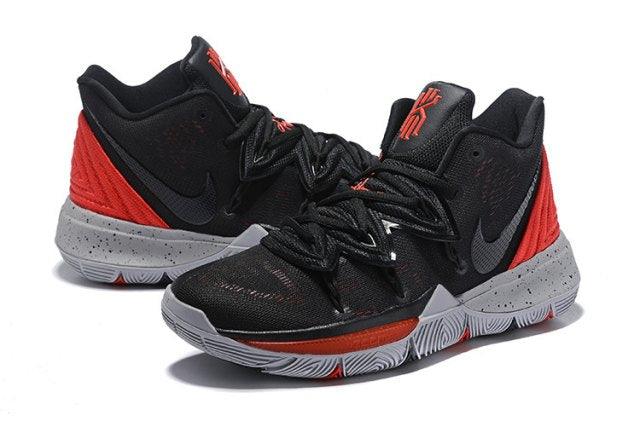 Kyrie 5 Black Red Men's Basketball Irving Sneakers - Obeezi.com