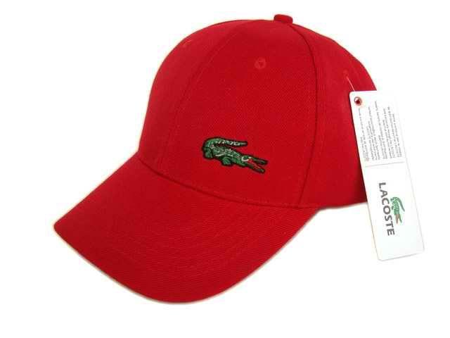 Lacoste Sport Men's Croc Cap Red - Obeezi.com