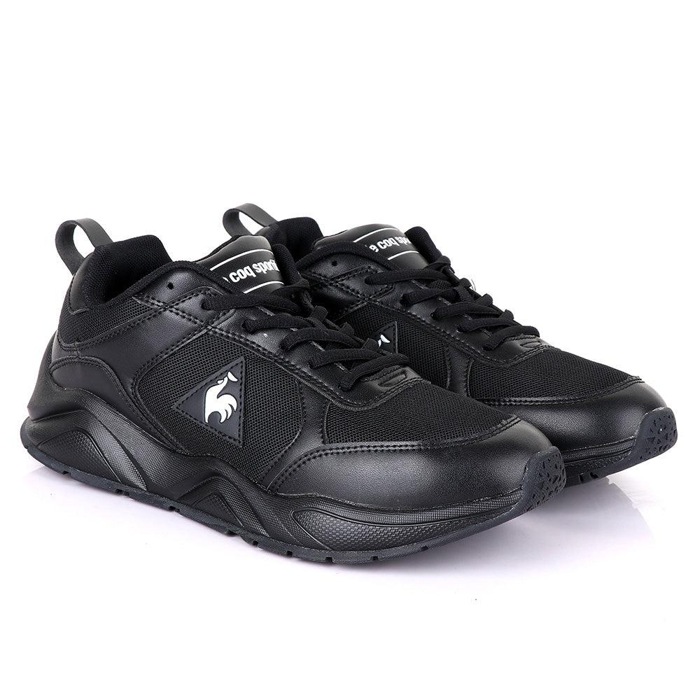 Le Coq Sportif Black Mesh Sneakers - Obeezi.com