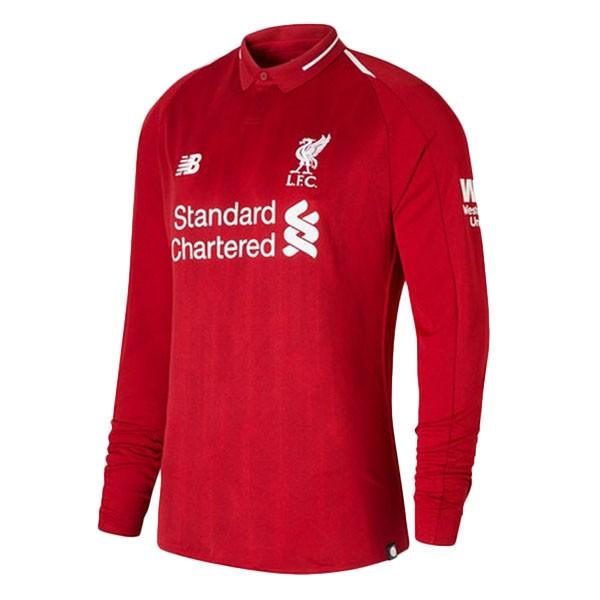 Liverpool Home Long Sleeve Jersey 2018-2019 Jersey - Obeezi.com
