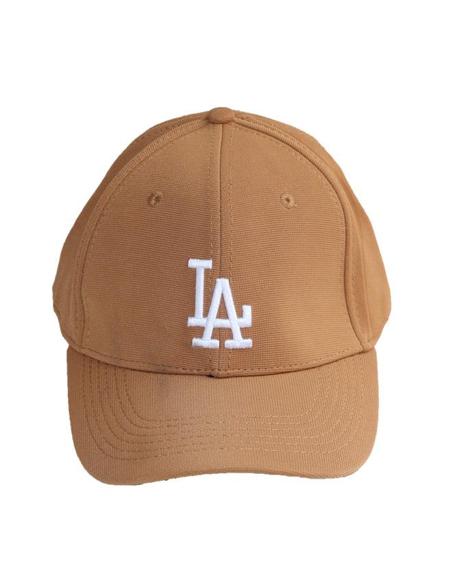 Los Angeles Baseball Dodgers Brown White Write Cap - Obeezi.com