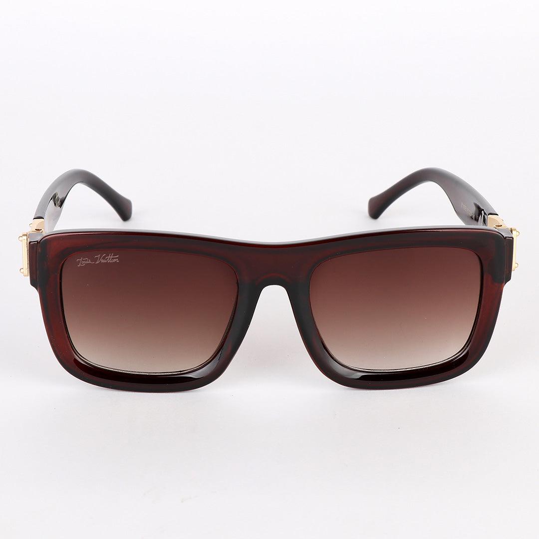 Louis Vuitton Brown Crested Square Sunglasses - Obeezi.com