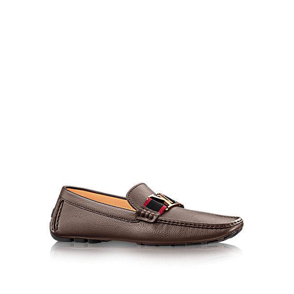 Louis Vuitton Chocolate Brown Monte Carlo Moccasin Shoes - Obeezi.com