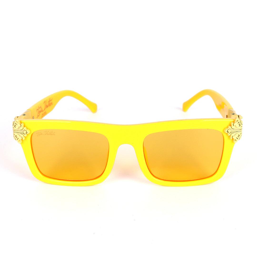 Louis Vuitton Classic Crested Yellow Sunglasses - Obeezi.com
