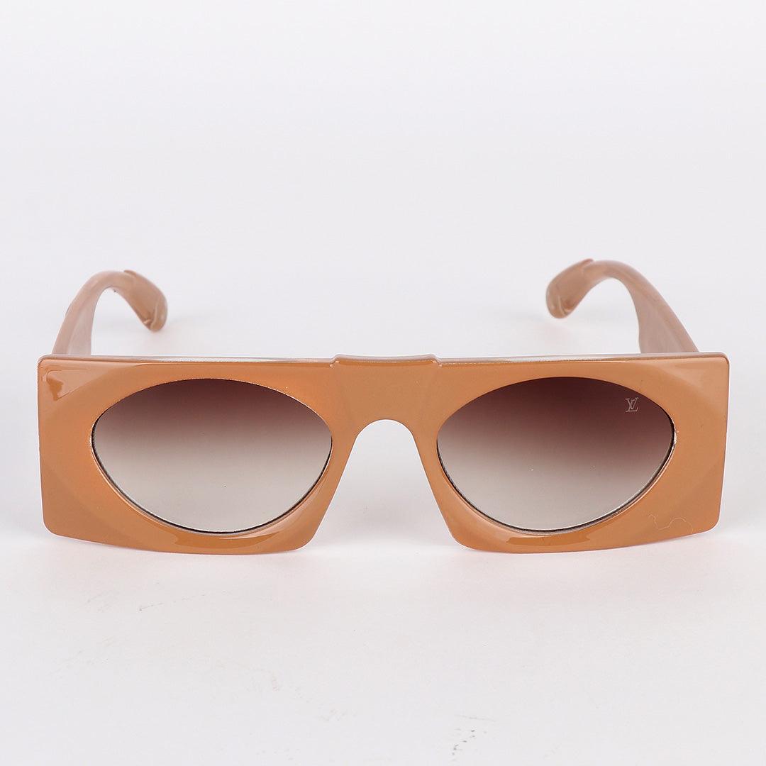 Louis Vuitton Classic Summer Square Woman Brown Sunglasses - Obeezi.com