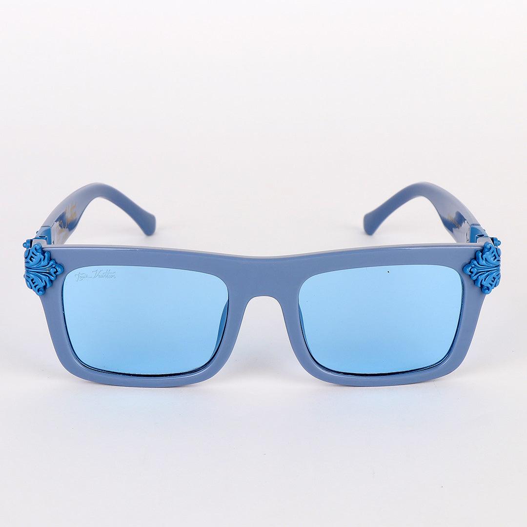 Louis Vuitton Square Blue Crested Sunglasses - Obeezi.com