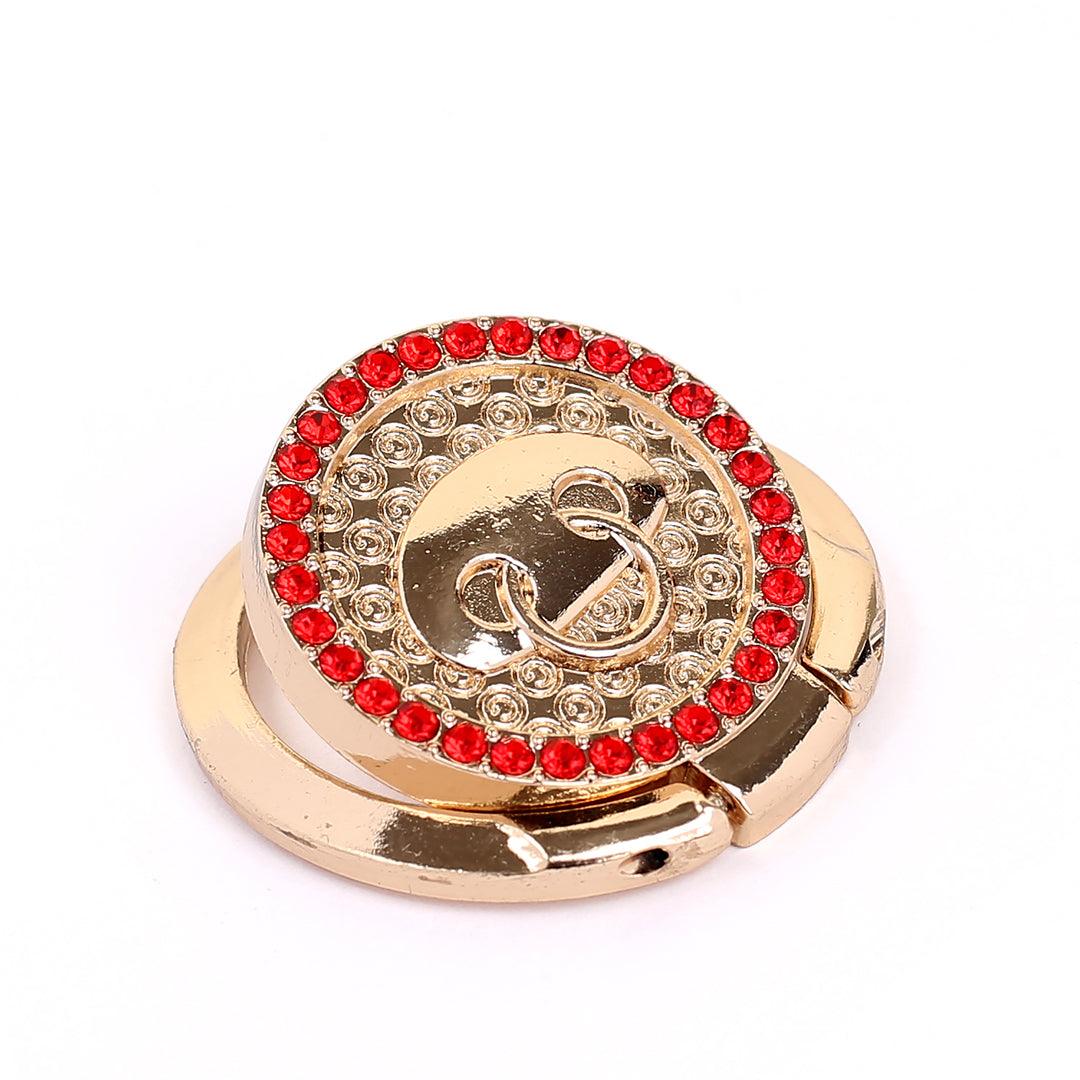 Magnet Red Stone Ring Phone Holder - Obeezi.com
