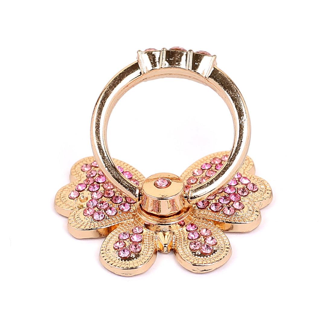 Magnet Stone Butterfly Ring Phone Holder - Obeezi.com