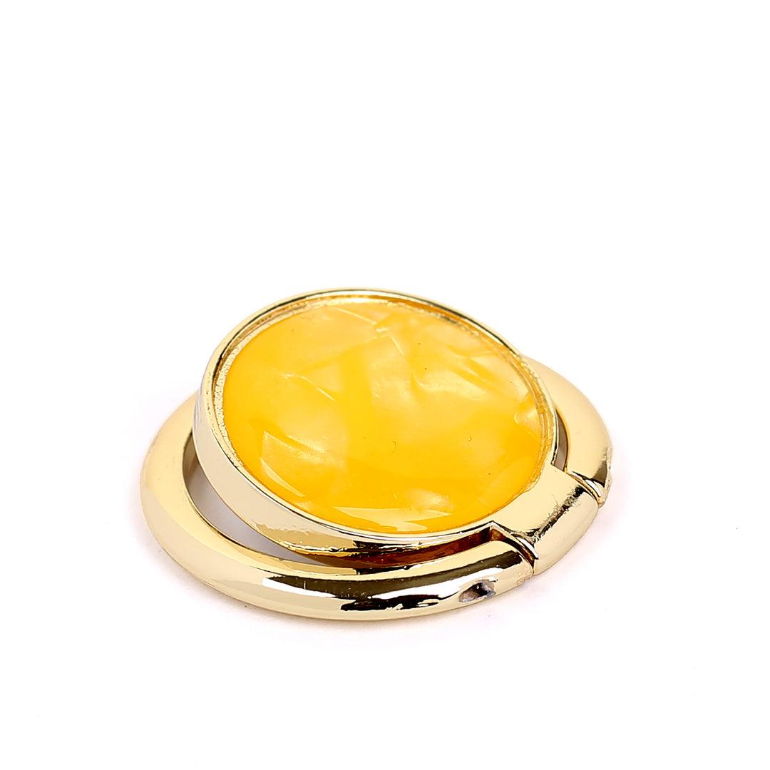 Magnet Yellow Plain Ring Phone Holder - Obeezi.com