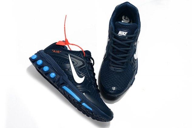 Max 2019 Navy Blue White Men's Running Shoes - Obeezi.com