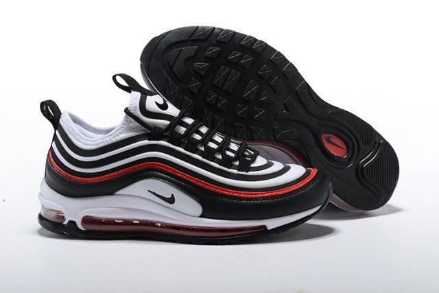 Max 97 UL '17 SE Black Red White Running Shoes - Obeezi.com
