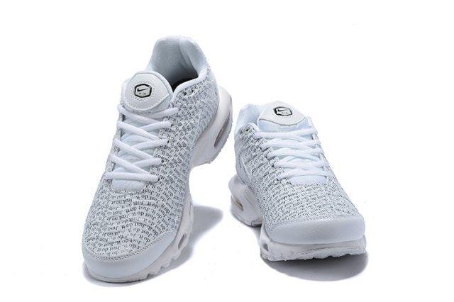 Max Plus SE TN Just Do It White/Black Men's Running Sneakers - Obeezi.com